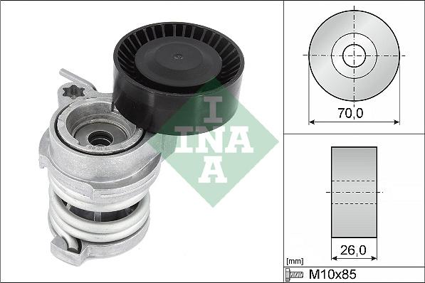 INA 534 0708 10 - Tendicinghia, Cinghia Poly-V autozon.pro