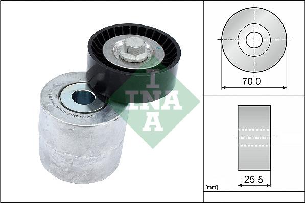 INA 534 0715 10 - Tendicinghia, Cinghia Poly-V autozon.pro