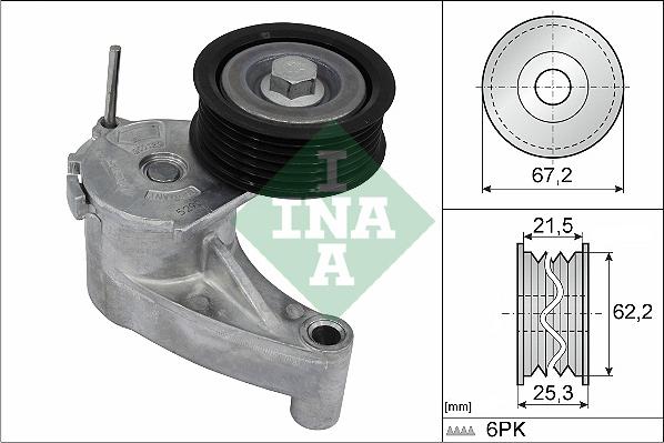 INA 534 0710 10 - Tendicinghia, Cinghia Poly-V autozon.pro