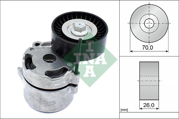 INA 534 0711 10 - Tendicinghia, Cinghia Poly-V autozon.pro