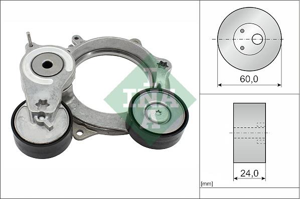 INA 534 0718 10 - Tendicinghia, Cinghia Poly-V autozon.pro