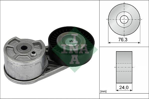 INA 534 0725 10 - Tendicinghia, Cinghia Poly-V autozon.pro