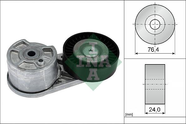 INA 534 0727 10 - Tendicinghia, Cinghia Poly-V autozon.pro