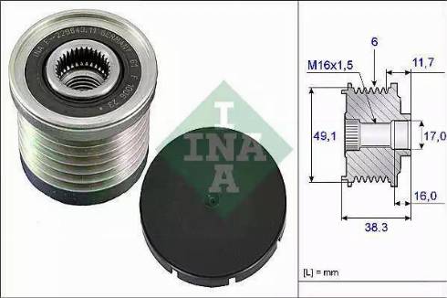 NTY ESA-MS-000 - Puleggia cinghia, Alternatore autozon.pro