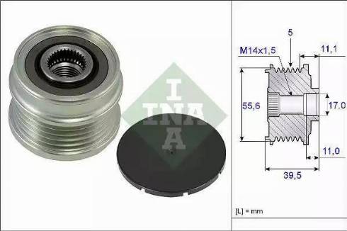 NTY ESA-FR-011 - Puleggia cinghia, Alternatore autozon.pro