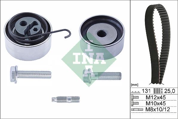 INA 530 0494 10 - Kit cinghie dentate autozon.pro