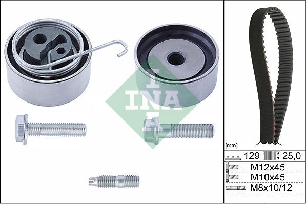 INA 530 0491 10 - Kit cinghie dentate autozon.pro