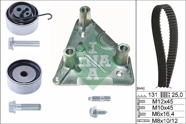 INA 530 0492 10 - Kit cinghie dentate autozon.pro