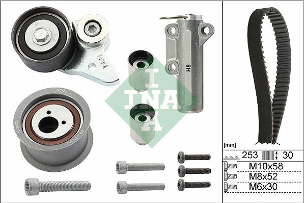 INA 530 0452 10 - Kit cinghie dentate autozon.pro