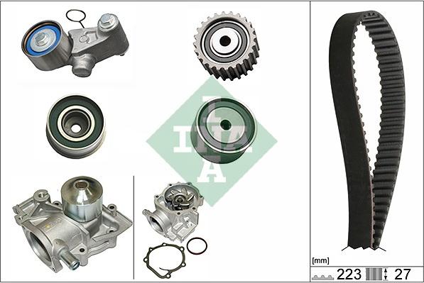 INA 530 0426 30 - Pompa acqua + Kit cinghie dentate autozon.pro