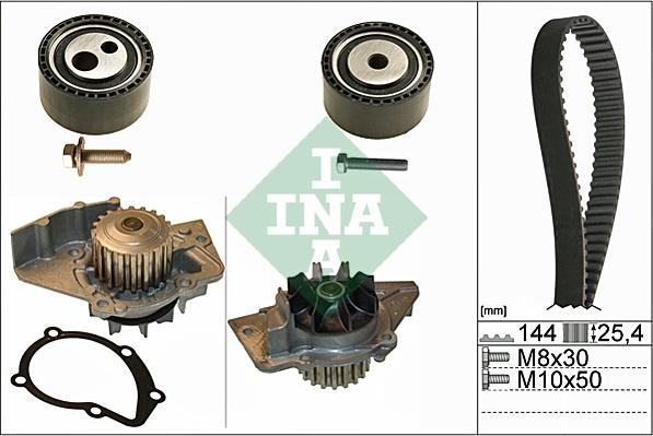 INA 530 0474 30 - Pompa acqua + Kit cinghie dentate autozon.pro