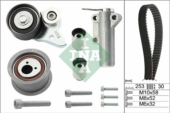 INA 530 0478 10 - Kit cinghie dentate autozon.pro