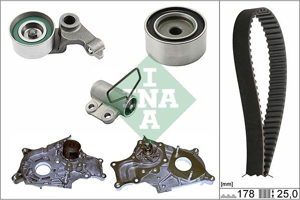 INA 530 0543 31 - Pompa acqua + Kit cinghie dentate autozon.pro