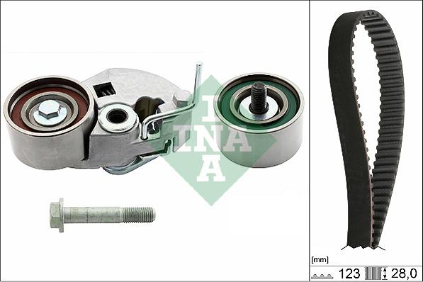 INA 530 0542 10 - Kit cinghie dentate autozon.pro