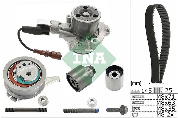 INA 530 0699 30 - Pompa acqua + Kit cinghie dentate autozon.pro