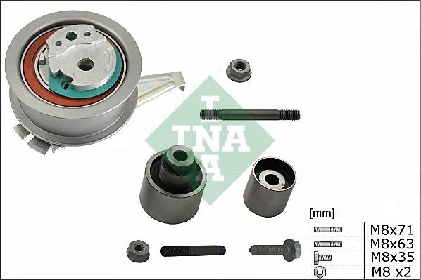 INA 530 0650 09 - Kit di rulli, Cinghia dentata autozon.pro