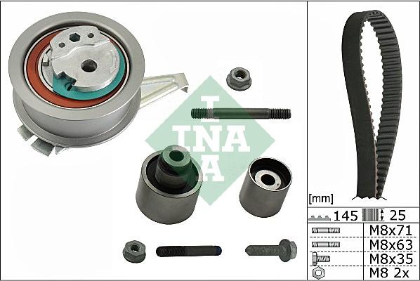 INA 530 0650 10 - Kit cinghie dentate autozon.pro