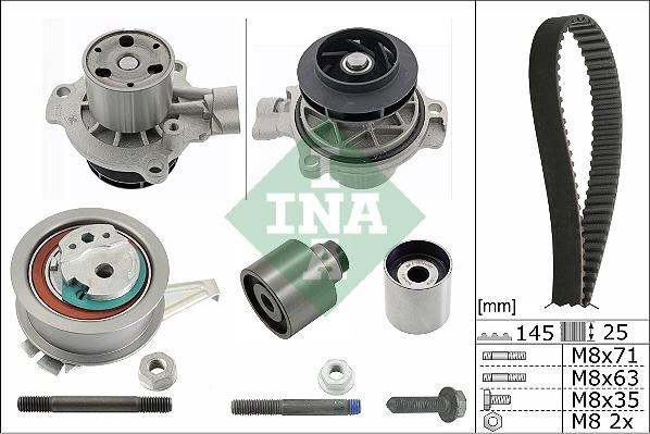 INA 530 0650 31 - Pompa acqua + Kit cinghie dentate autozon.pro