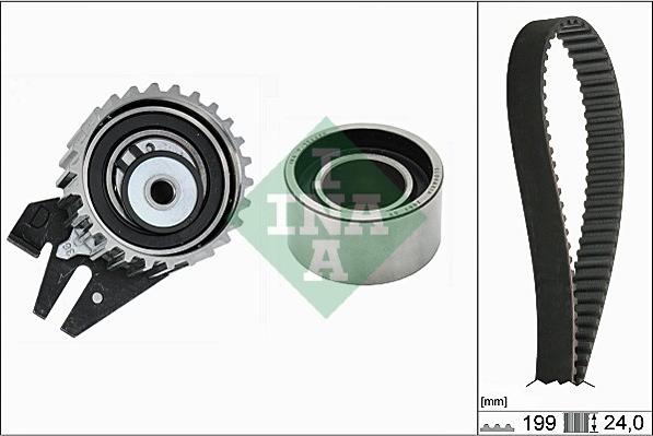 INA 530 0625 10 - Kit cinghie dentate autozon.pro