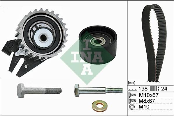 INA 530 0626 10 - Kit cinghie dentate autozon.pro