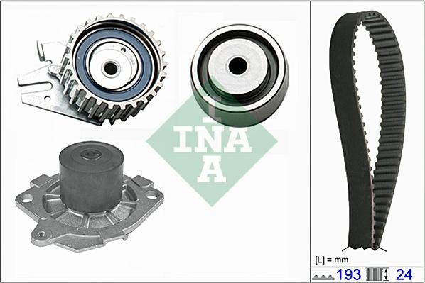 INA 530 0621 30 - Pompa acqua + Kit cinghie dentate autozon.pro