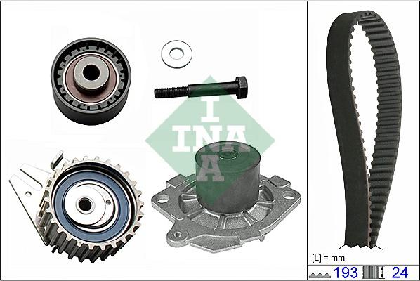 INA 530 0623 30 - Pompa acqua + Kit cinghie dentate autozon.pro