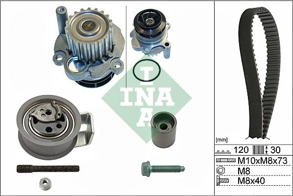 INA 530 0091 31 - Pompa acqua + Kit cinghie dentate autozon.pro