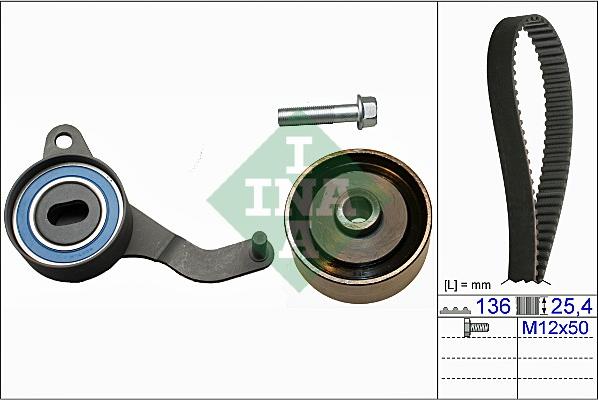 INA 530 0047 10 - Kit cinghie dentate autozon.pro