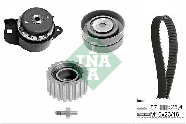 INA 530 0052 10 - Kit cinghie dentate autozon.pro