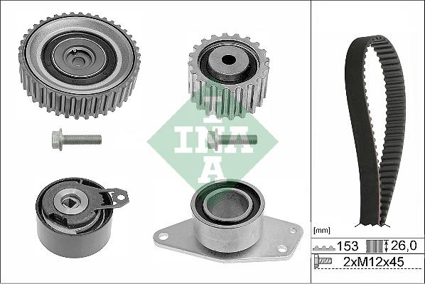 INA 530 0194 10 - Kit cinghie dentate autozon.pro