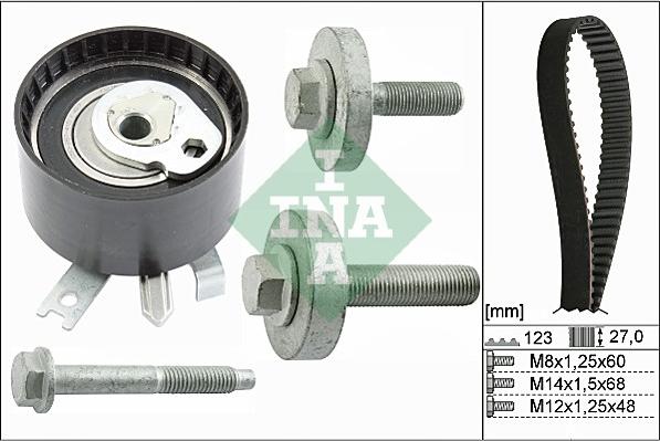 INA 530 0197 10 - Kit cinghie dentate autozon.pro