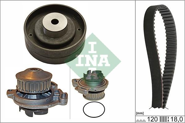 INA 530 0151 30 - Pompa acqua + Kit cinghie dentate autozon.pro