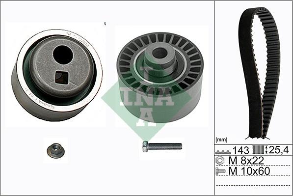 INA 530 0105 10 - Kit cinghie dentate autozon.pro