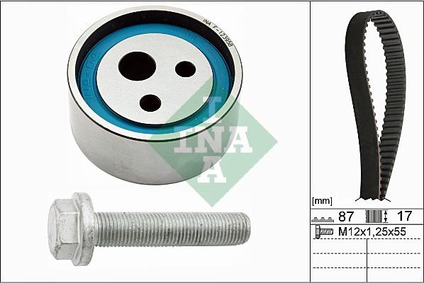 INA 530 0182 10 - Kit cinghie dentate autozon.pro