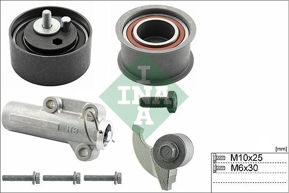 INA 530 0179 09 - Kit di rulli, Cinghia dentata autozon.pro