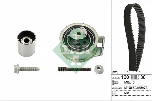 INA 530 0176 10 - Kit cinghie dentate autozon.pro