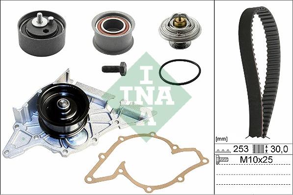 INA 530 0178 30 - Pompa acqua + Kit cinghie dentate autozon.pro