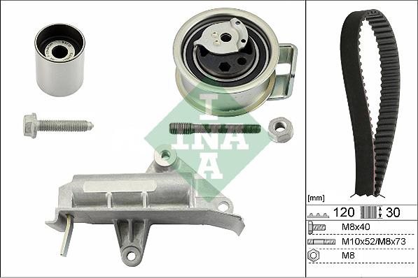 INA 530 0177 10 - Kit cinghie dentate autozon.pro