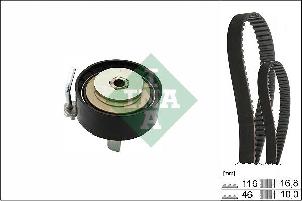 INA 530 0841 10 - Kit cinghie dentate autozon.pro