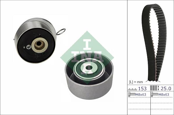 INA 530 0847 10 - Kit cinghie dentate autozon.pro