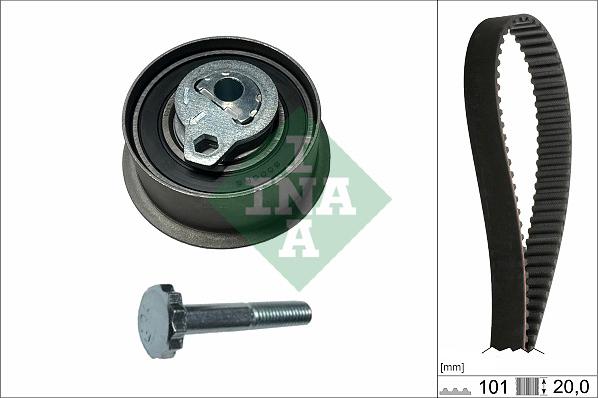 INA 530 0839 10 - Kit cinghie dentate autozon.pro