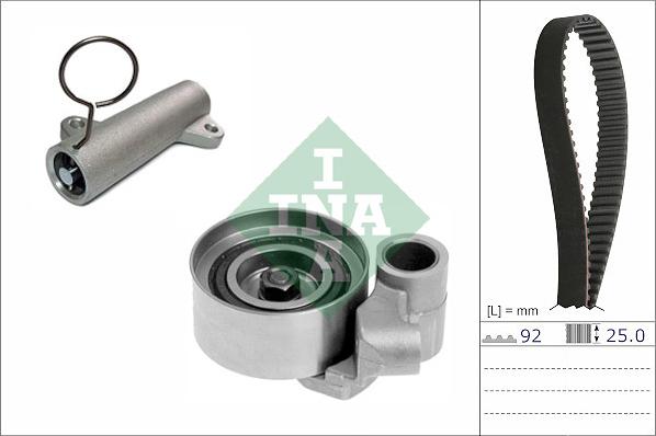 INA 530 0838 10 - Kit cinghie dentate autozon.pro