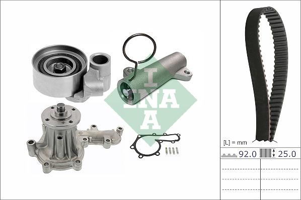 INA 530 0838 30 - Pompa acqua + Kit cinghie dentate autozon.pro