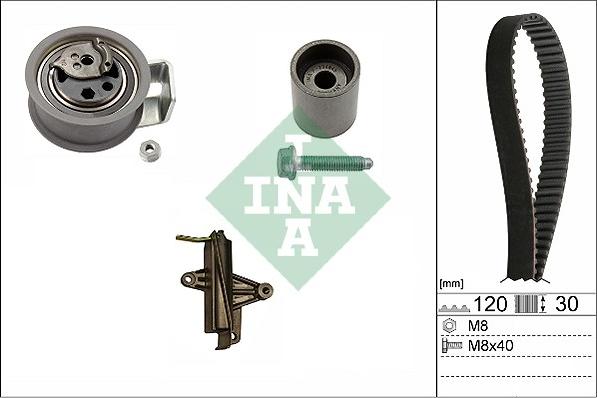 INA 530 0340 10 - Kit cinghie dentate autozon.pro