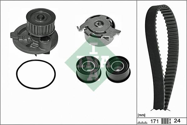 INA 530 0358 31 - Pompa acqua + Kit cinghie dentate autozon.pro