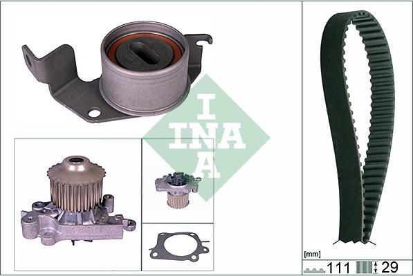 INA 530 0302 30 - Pompa acqua + Kit cinghie dentate autozon.pro