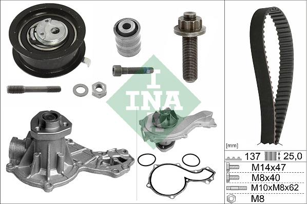 INA 530 0377 30 - Pompa acqua + Kit cinghie dentate autozon.pro