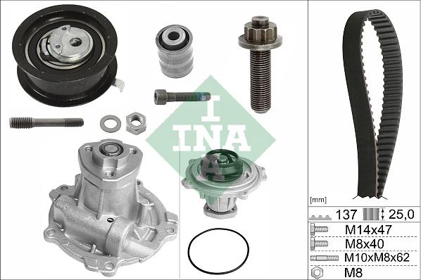 INA 530 0377 31 - Pompa acqua + Kit cinghie dentate autozon.pro