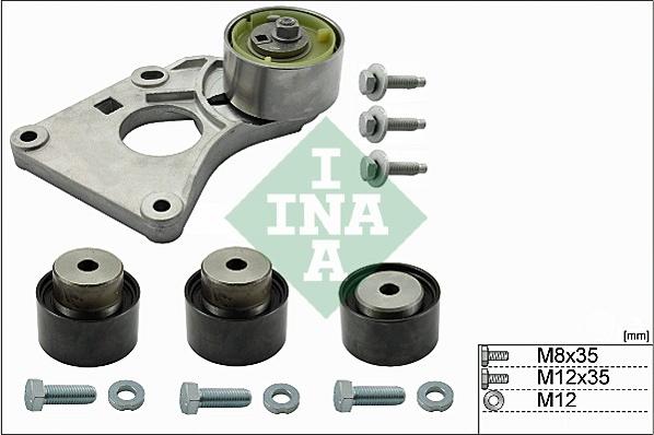 INA 530 0259 09 - Kit di rulli, Cinghia dentata autozon.pro