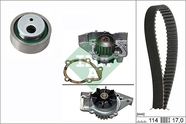 INA 530 0258 31 - Pompa acqua + Kit cinghie dentate autozon.pro